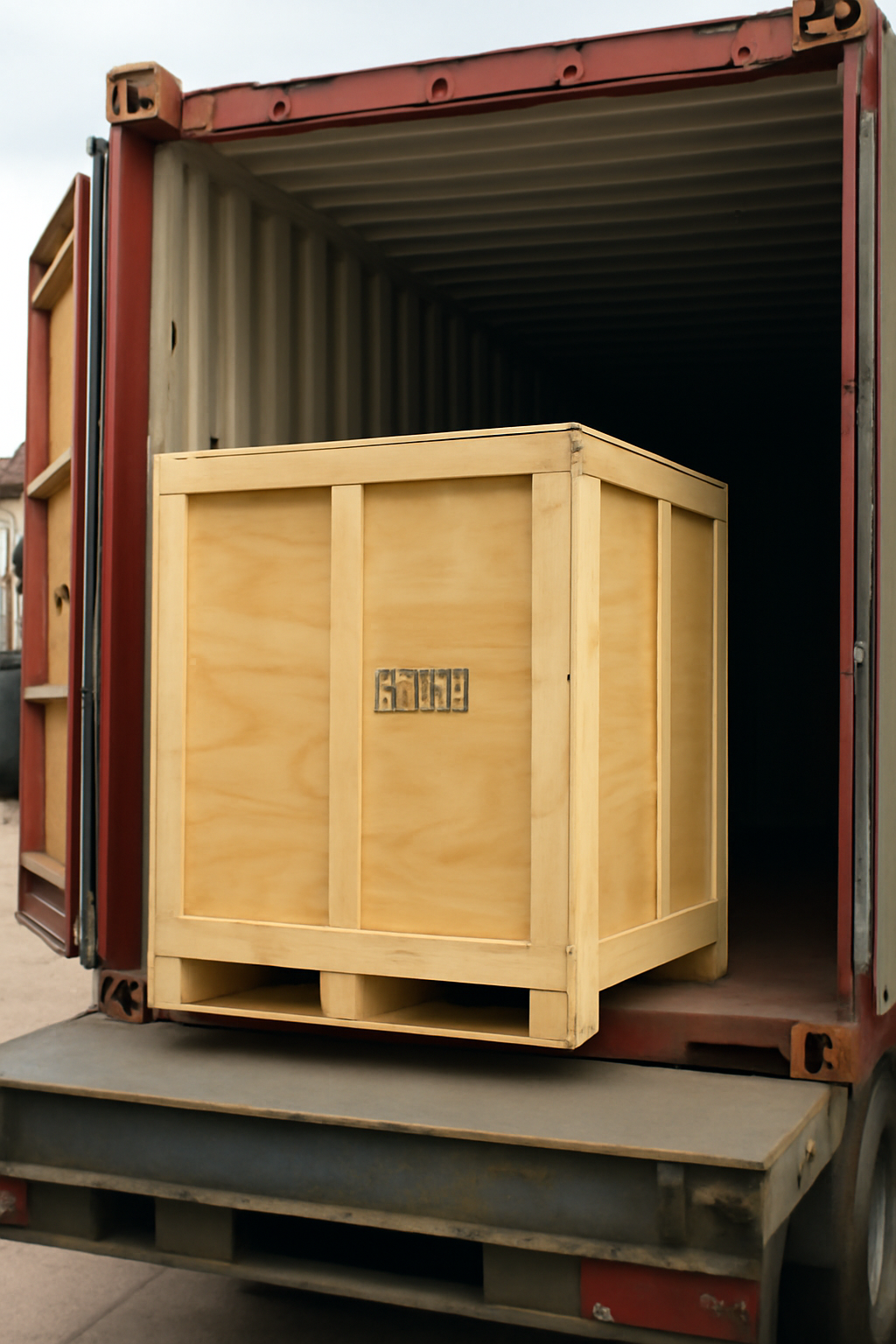 Latest company case about Packing Copper Pipes in Wooden Crates & Container Loading Process