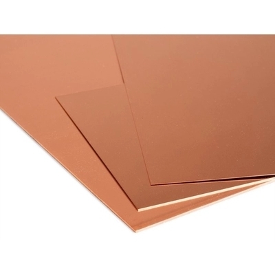 Buy High Purity Red Copper Sheet 4'X8' 99.9% Pure Copper Sheet 1mm Custom Sizes online manufacture