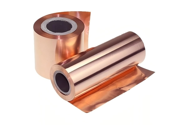 Buy Rolled Copper Foil Sheets T2 C1100 Thickness 0.006mm-0.07mm For New Energy Industry online manufacture