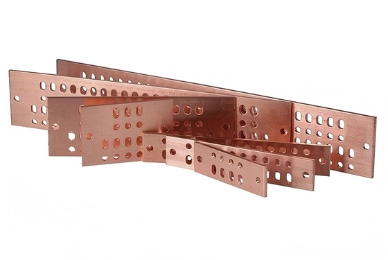 Buy C1100 C1200 T1 T2 TP1 TP2 Cu Busbar For Earthing Lightning System online manufacture