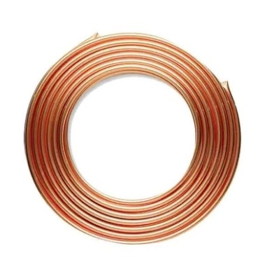 Buy B75 ASTM Soft Copper Coil For Annealing Seamless Copper Pipe High Purity For Refrigeration online manufacture