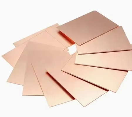 Buy 99.9% Pure Red Copper Sheet Electrical Industry C12200 2mm Thickness online manufacture