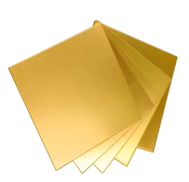 Buy H62 H65 H80 H90 Copper Brass Sheet For Construction Decoration Industrial online manufacture