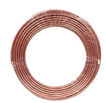 Buy ASTM B280 AC 3/8'' 1/2'' 3/4'' 1/4'' Straight Copper Tube For HVAC Rolling Pancake Coil online manufacture