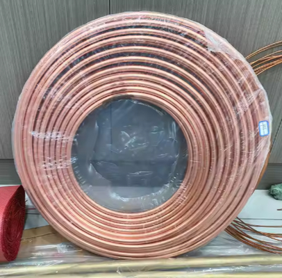 Buy Gas Powered Copper Refrigeration Tube Pancake Coil Soft Temper Ends ASTM B280 Industrial online manufacture