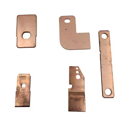Buy Customized High Standard Copper Busbar Connector 4mm 120mm For Car Battery online manufacture
