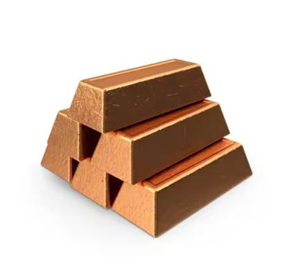 Buy Red Satisfactory Copper Ingot With Smooth Surface For Chemical Industry online manufacture