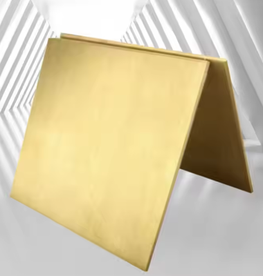 Buy 3mm Gold Plated Brass Copper Sheet C22000 Custom Corrosion Resistant online manufacture
