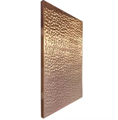 kopen Decoratieve gehamerde koperen plaat voor wandbekleding voor wanddecoratie online manufacture