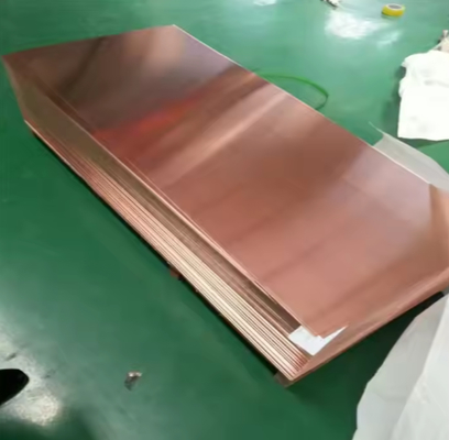 Buy 0.5mm-0.8mm Industrial Decorative Copper Sheets C11000 Pure Copper Sheets online manufacture