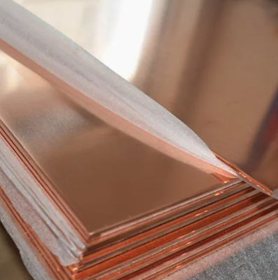 Buy C14500 99.97% C10100 C12200 Red Copper Plate 0.1-3.0mm 0.3mm-30mm online manufacture