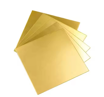 Buy H62 ASTM C26000 3mm Brass Sheet For Electrical Conductors Decorative Materials online manufacture