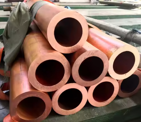 kopen Aangepaste maat metalen legering C70600 C71500 2mm C10100 C10200 C10300 Koperen buis voor koelribben online manufacture