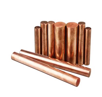 satın al Pure Red Copper Rod Bright Copper Bar for Industrial Use for Welding Bending Cutting online manufacture