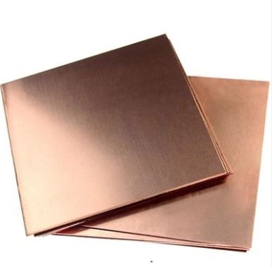 99.9% Pure Copper Sheet Metal Plate - 1mm Thick X 200mm X 200mm - For Craft, Electrical, Modeling