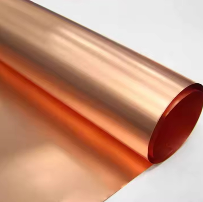 Lithium Ion Battery Anode Substrate Copper Foil 8um 9um 10um 12um 15um Double Shiny