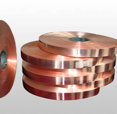 High Conductivity Flat Copper Strip 25mm X 3mm Bare Pure Copper Ground Tape