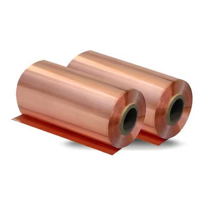0.01mm Thickness Electrolytic Copper Foil Strip Custom Size Fast Shipping