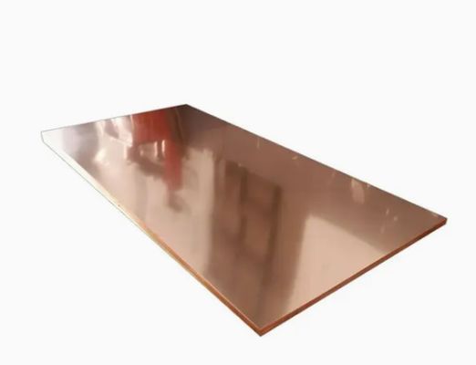 Decoration ASTM T2 C11000 C10200 Copper Plate Or Brass Copper Alloy Sheet For Building Materials